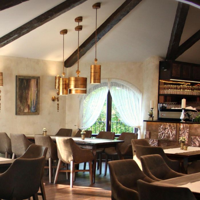 Elstead Lighting Fragment 1 Light Small Pendant - Aged Gold