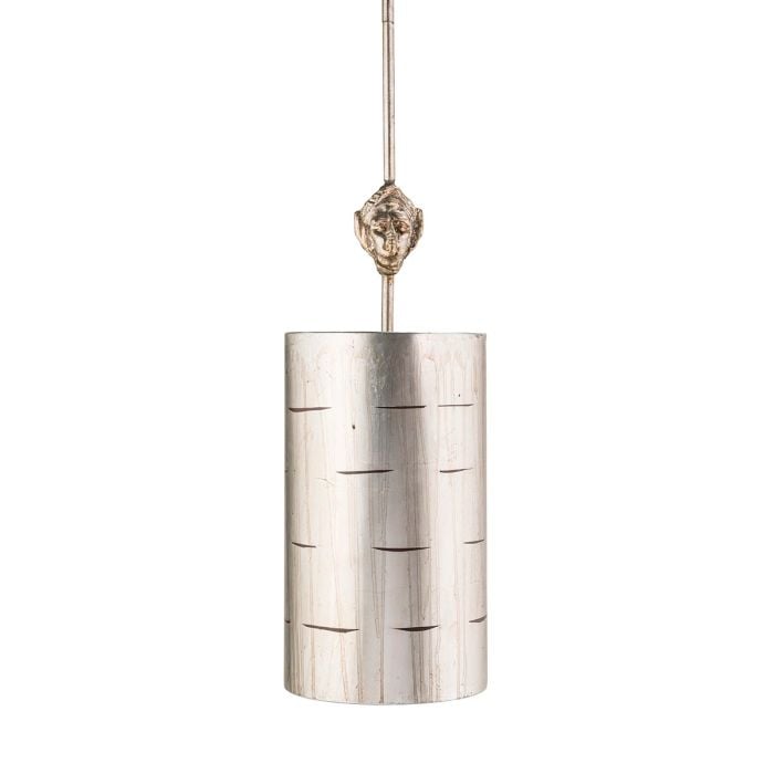 elstead lighting Fragment 1 Light Small Pendant - Aged Silver