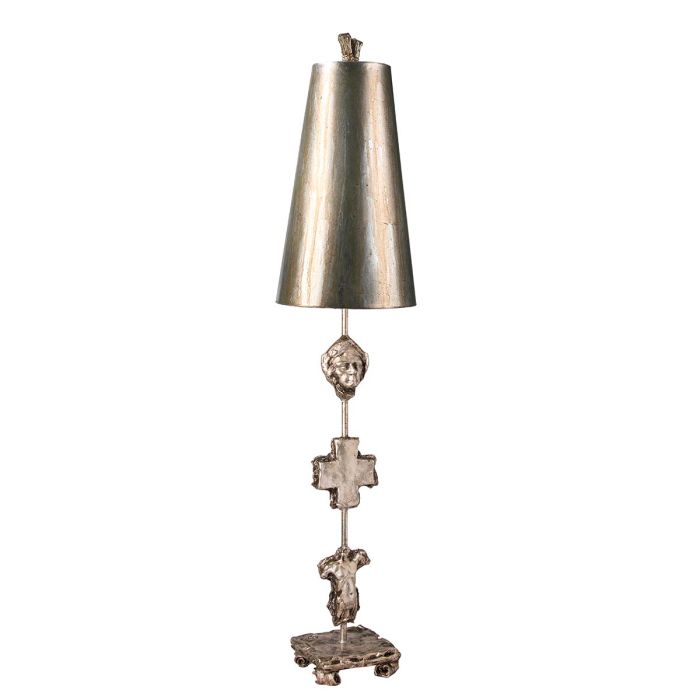 elstead lighting Fragment 1 Light Table Lamp - Aged Silver