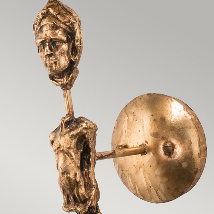 Elstead Lighting Fragment 1 Light Wall Light - Aged Gold