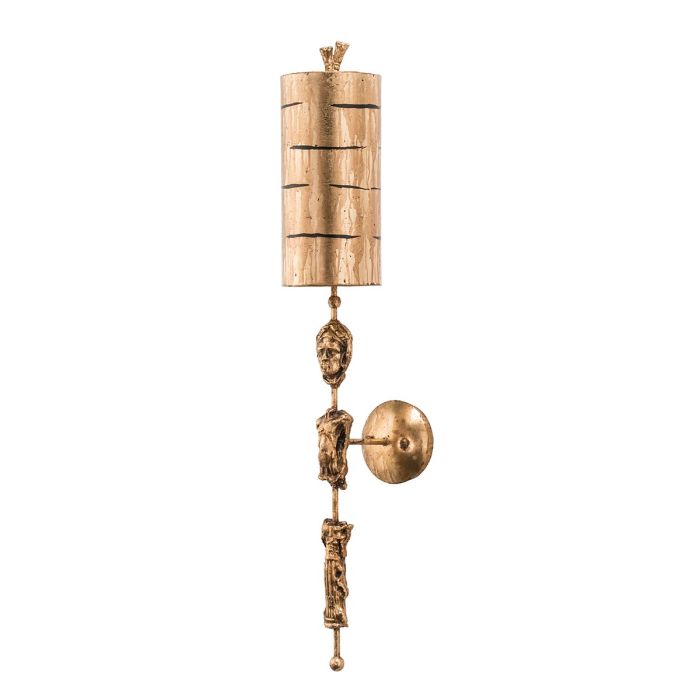 elstead lighting Fragment 1 Light Wall Light - Aged Gold