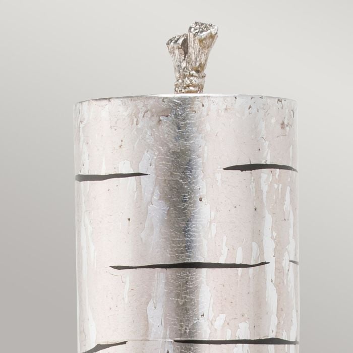 Elstead Lighting Fragment 1 Light Wall Light - Silver Leaf