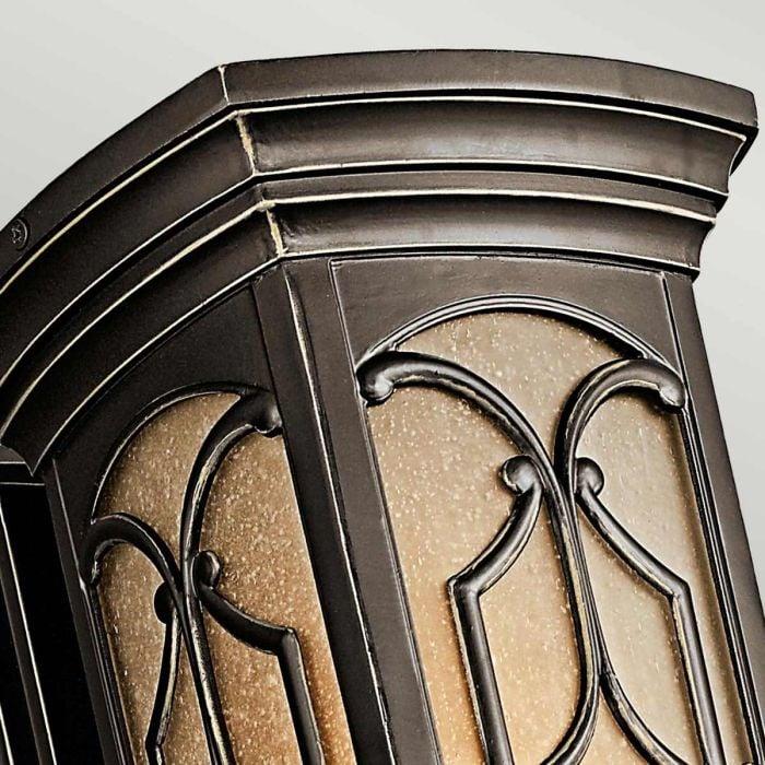 Elstead Lighting Franceasi 1 Light Medium Wall Lantern - Olde Bronze