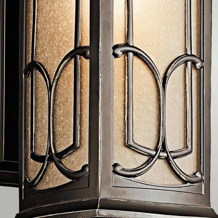 Elstead Lighting Franceasi 1 Light Medium Wall Lantern - Olde Bronze