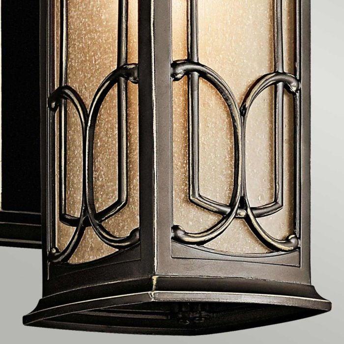Elstead Lighting Franceasi 1 Light Small Wall Lantern - Olde Bronze