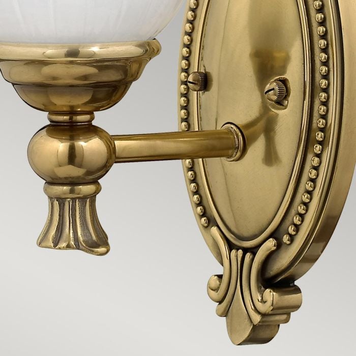 Elstead Lighting Francoise 1 Light Wall Light - Burnished Brass