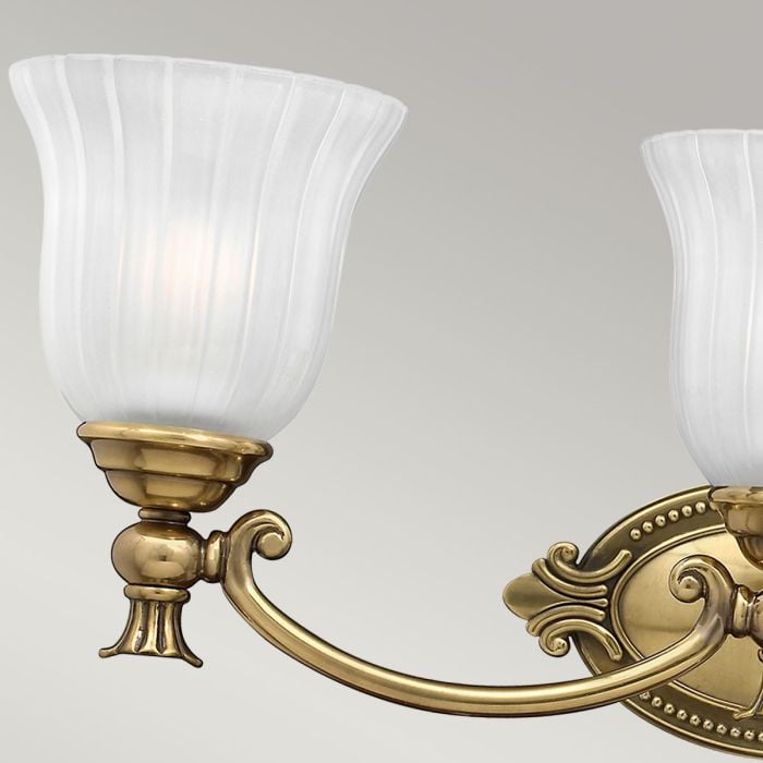 Elstead Lighting Francoise 3 Light Wall Light - Burnished Brass