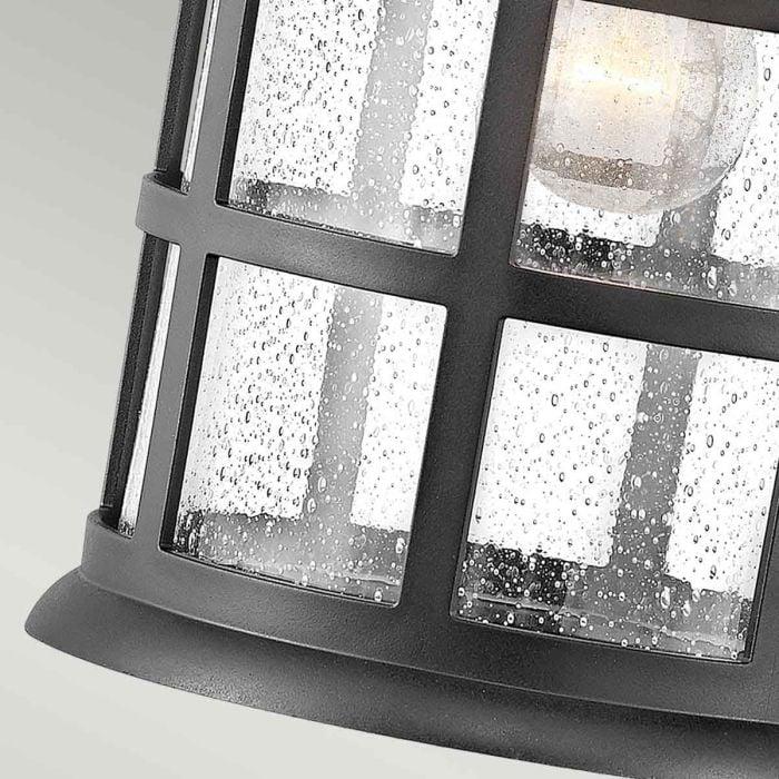 Elstead Lighting Freeport 1 Light Large Wall Lantern - Textured Black