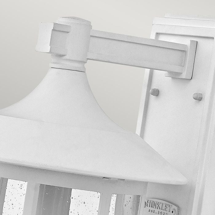 Elstead Lighting Freeport 1 Light Large Wall Lantern - Textured White