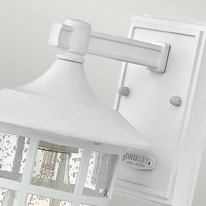 Elstead Lighting Freeport 1 Light Small Wall Lantern - Textured White