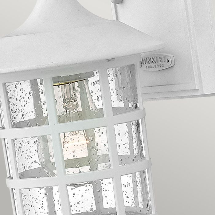 Elstead Lighting Freeport 1 Light Small Wall Lantern - Textured White