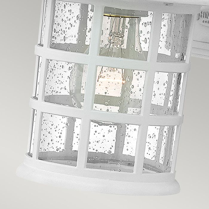 Elstead Lighting Freeport 1 Light Small Wall Lantern - Textured White