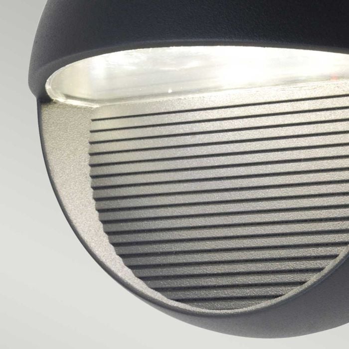 Elstead Lighting Freyr Round 1 Light Wall Light - Graphite