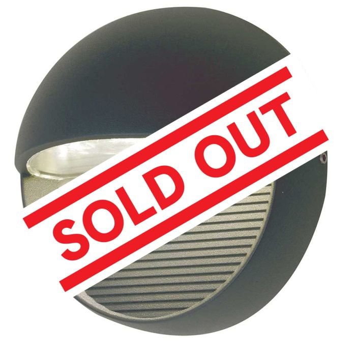 elstead lighting Freyr Round 1 Light Wall Light - Graphite