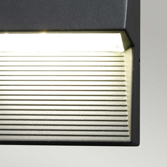 Elstead Lighting Freyr Square 1 Light Wall Light - Graphite