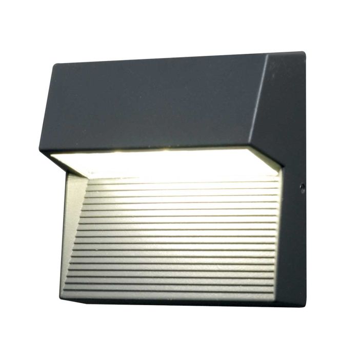 Elstead Lighting Freyr Square 1 Light Wall Light - Graphite