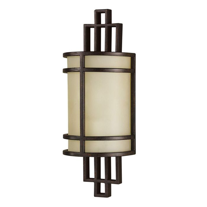 elstead lighting Fusion 1 Light Wall Light - Grecian Bronze