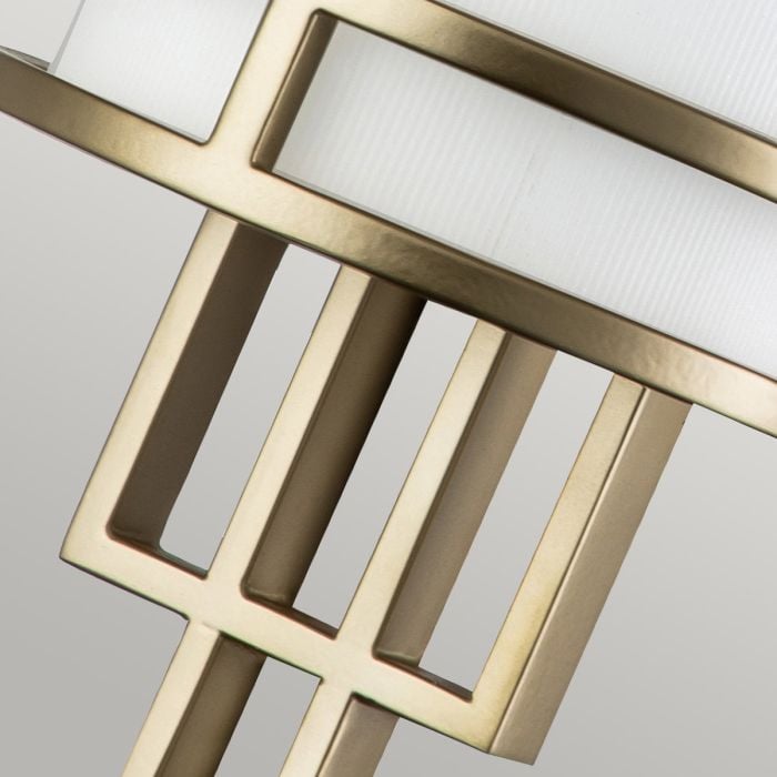 Elstead Lighting Fusion 1 Light Wall Light - Painted Natural Brass