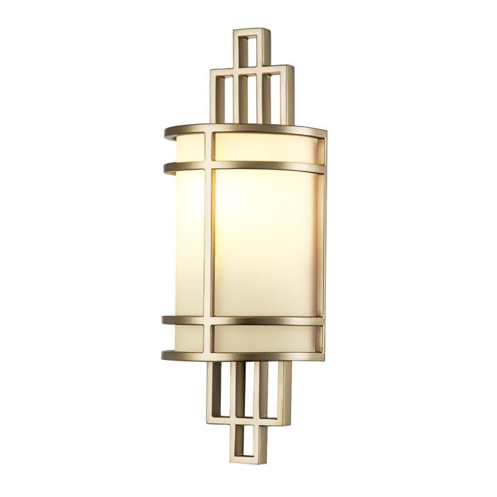 elstead lighting Fusion 1 Light Wall Light - Painted Natural Brass
