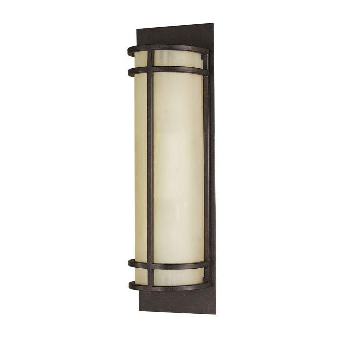 elstead lighting Fusion 2 Light Wall Light - Grecian Bronze