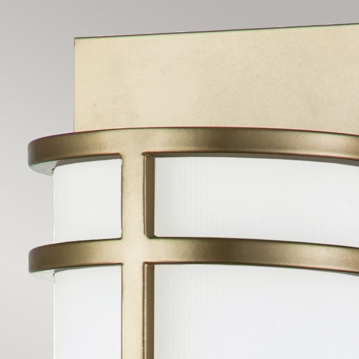 Elstead Lighting Fusion 2 Light Wall Light - Painted Natural Brass