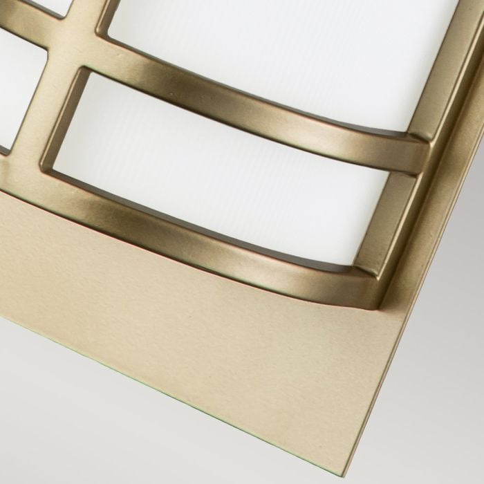 Elstead Lighting Fusion 2 Light Wall Light - Painted Natural Brass
