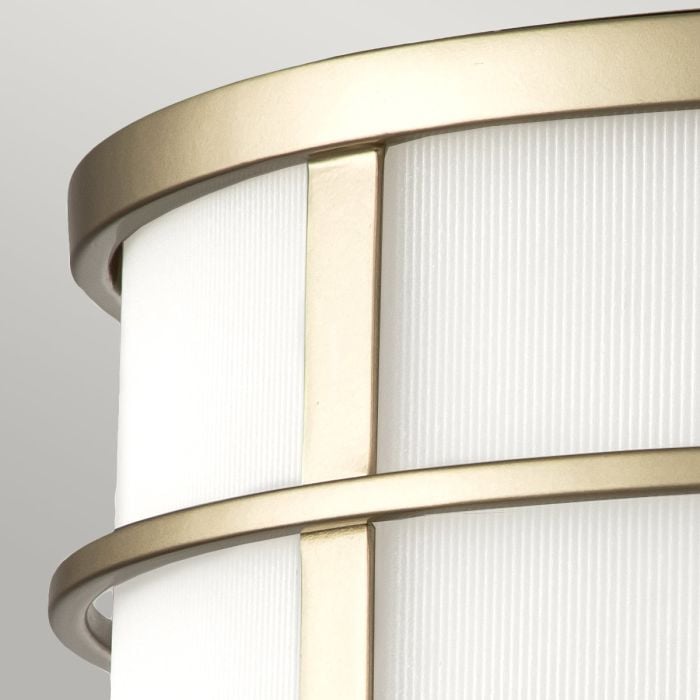 Elstead Lighting Fusion 3 Light Flush - Painted Natural Brass