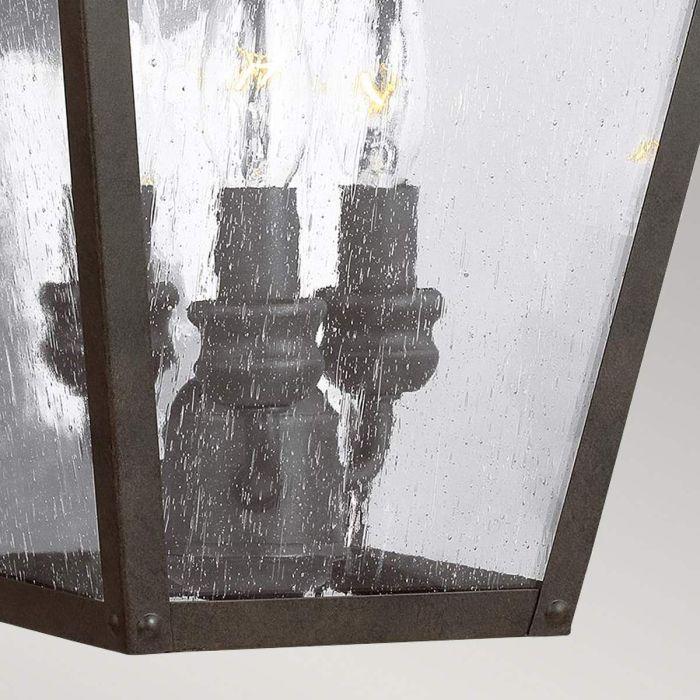 Elstead Lighting Galena 3 Light Large Wall Lantern - Sable