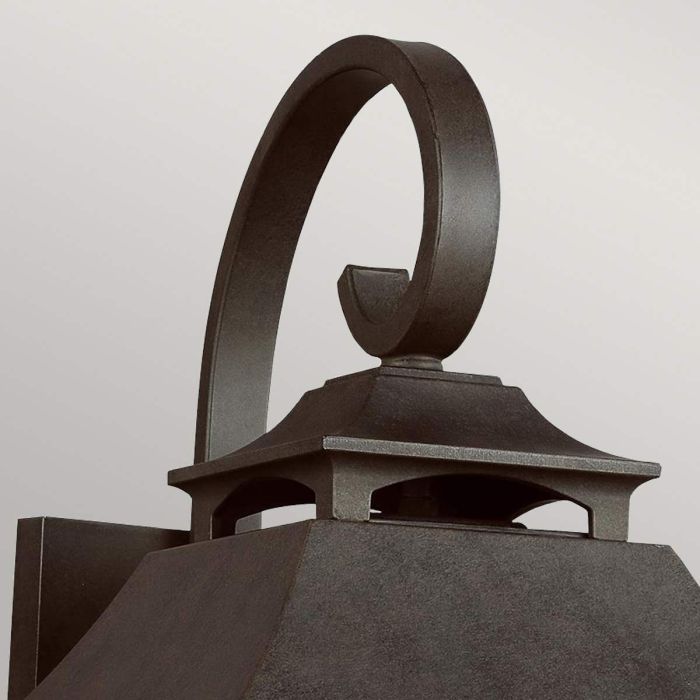 Elstead Lighting Galena 3 Light Large Wall Lantern - Sable