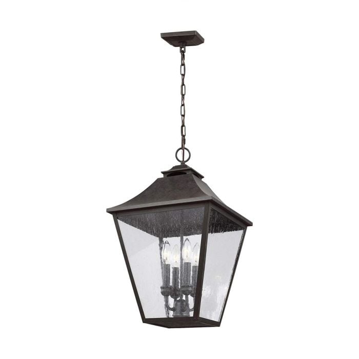 elstead lighting Galena 4 Light Chain Lantern - Sable