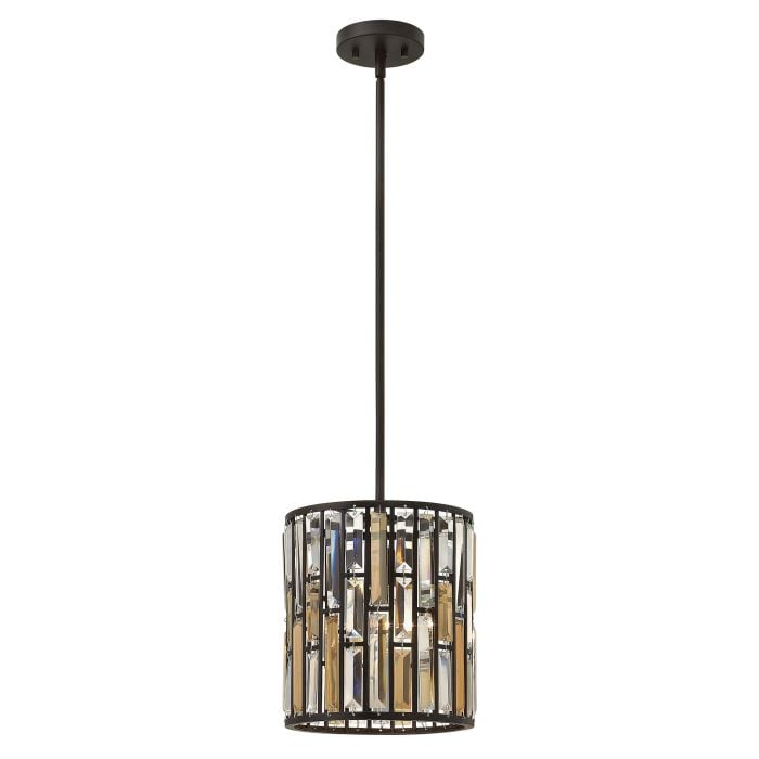 elstead lighting Gemma 1 Light Mini Pendant - Vintage Bronze