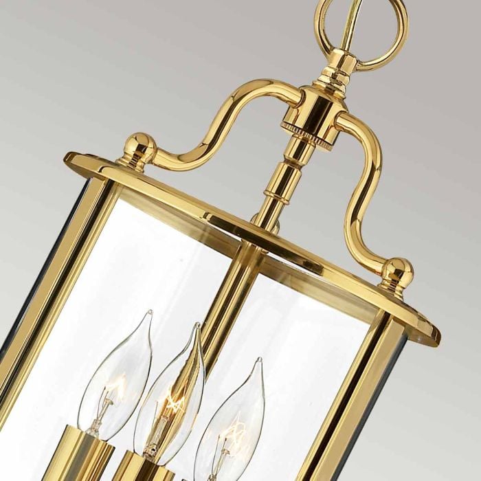 Elstead Lighting Gentry 3 Light Small Pendant - Polished Brass
