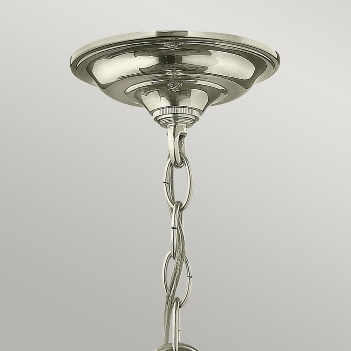 Elstead Lighting Gentry 3 Light Small Pendant - Polished Nickel