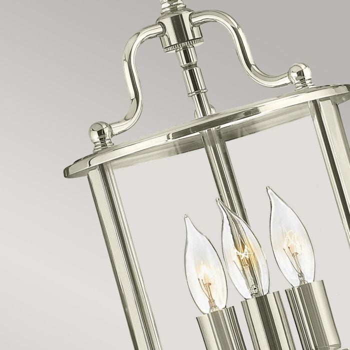 Elstead Lighting Gentry 3 Light Small Pendant - Polished Nickel