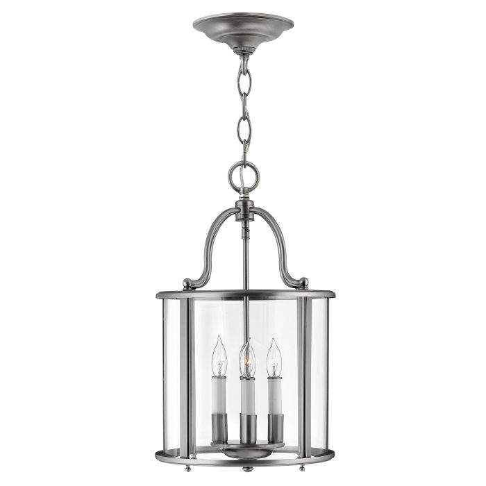elstead lighting Gentry 4 Light Medium Pendant - Pewter
