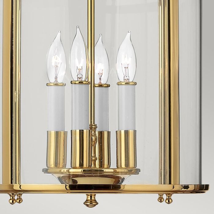 Elstead Lighting Gentry 4 Light Medium Pendant - Polished Brass
