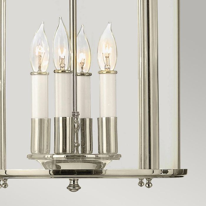 Elstead Lighting Gentry 4 Light Medium Pendant - Polished Nickel