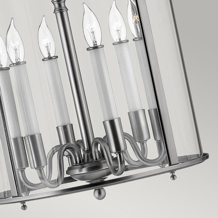 Elstead Lighting Gentry 6 Light Large Pendant - Pewter