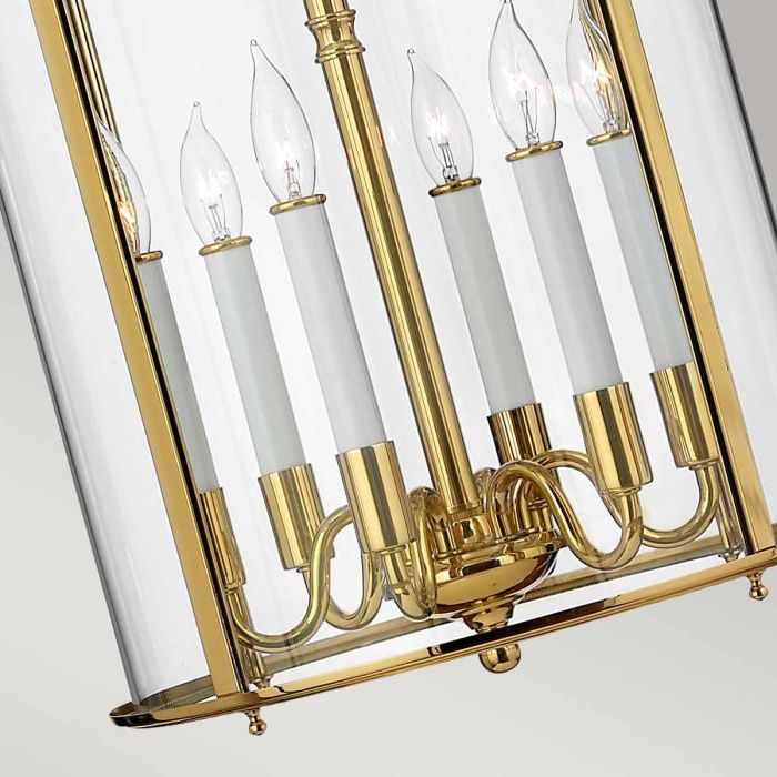 Elstead Lighting Gentry 6 Light Large Pendant - Polished Brass