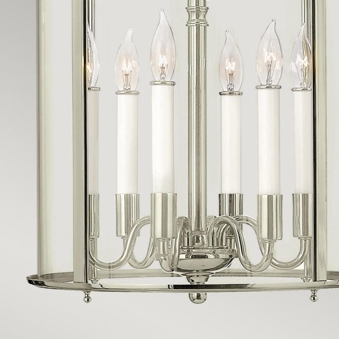 Elstead Lighting Gentry 6 Light Large Pendant - Polished Nickel