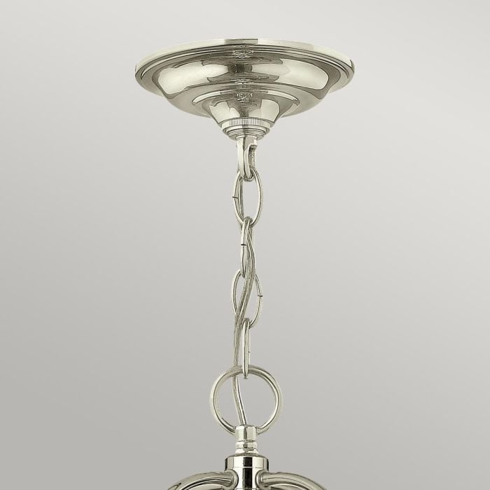 Elstead Lighting Gentry 6 Light Large Pendant - Polished Nickel