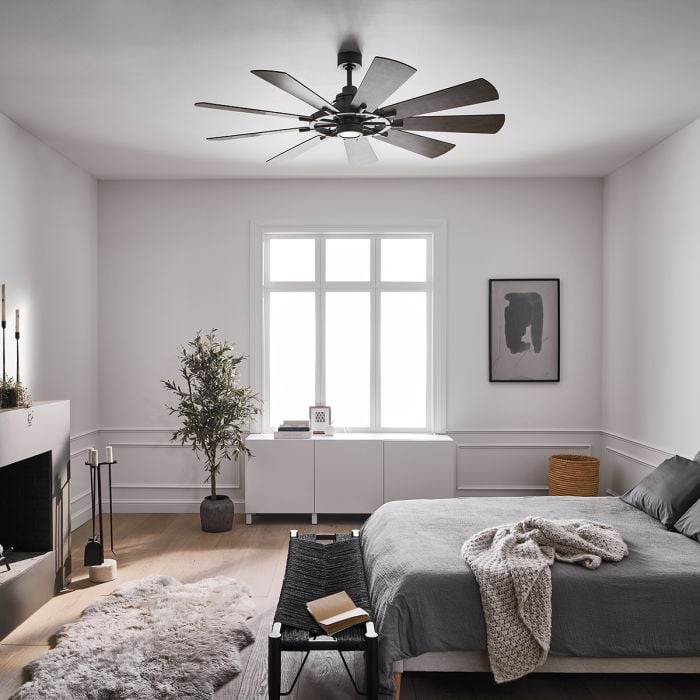 Elstead Lighting Gentry - 65in / 165cm Fan - Weathered Zinc