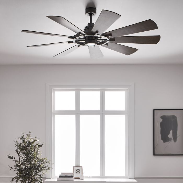 Elstead Lighting Gentry - 65in / 165cm Fan - Weathered Zinc