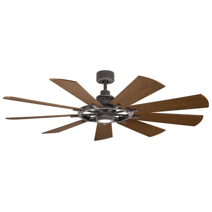 elstead lighting Gentry - 65in / 165cm Fan - Weathered Zinc
