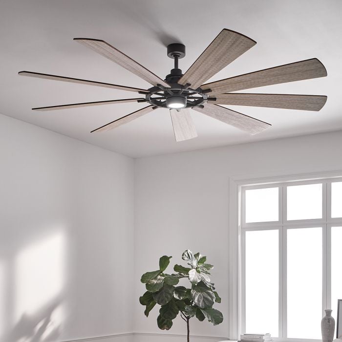 Elstead Lighting Gentry XL - 85in / 216cm Fan - Weathered Zinc