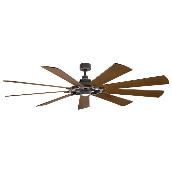 elstead lighting Gentry XL - 85in / 216cm Fan - Weathered Zinc