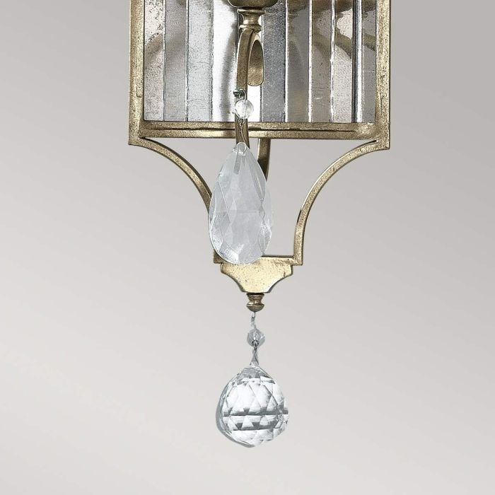 Elstead Lighting Gianna 1 Light Wall Light - Gilded Silver