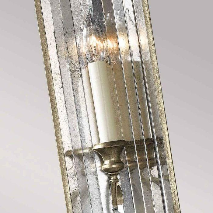 Elstead Lighting Gianna 1 Light Wall Light - Gilded Silver