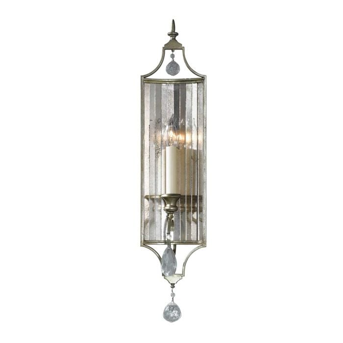 elstead lighting Gianna 1 Light Wall Light - Gilded Silver