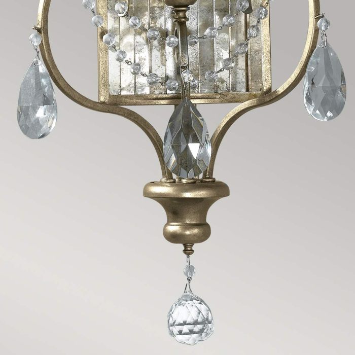 Elstead Lighting Gianna 3 Light Wall Light - Gilded Silver